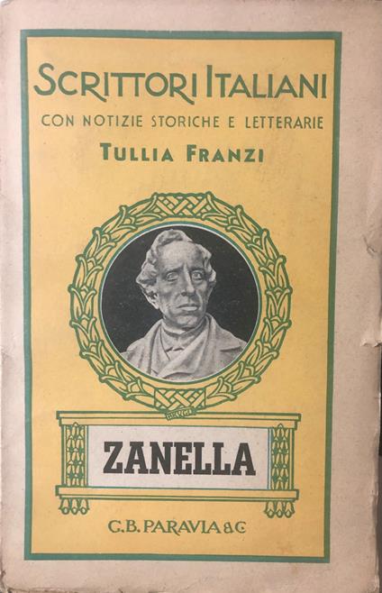 Giacomo Zanella - copertina