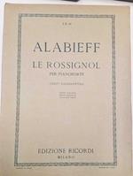 Alabieff Le Rossignol per pianoforte