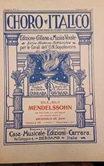 Mendelssohn due brevi lieder a 4 voci ineguali