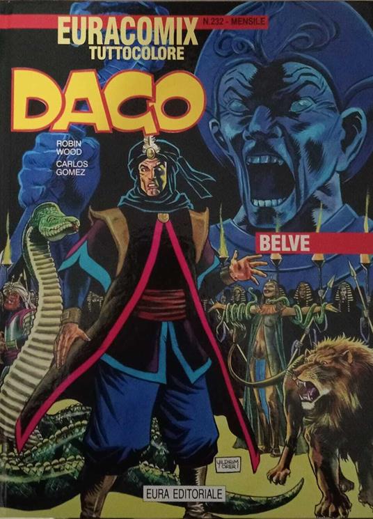Euracomix tuttocolore n. 232. Belve - Robin Wood - copertina