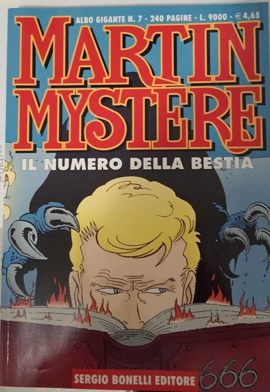 Martin Mystere. Il numero della bestia - Alfredo Castelli - copertina