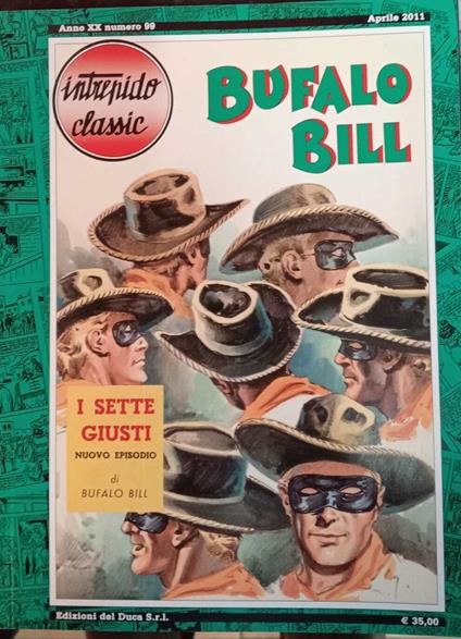 Bufalo Bill. I sette gusti - copertina