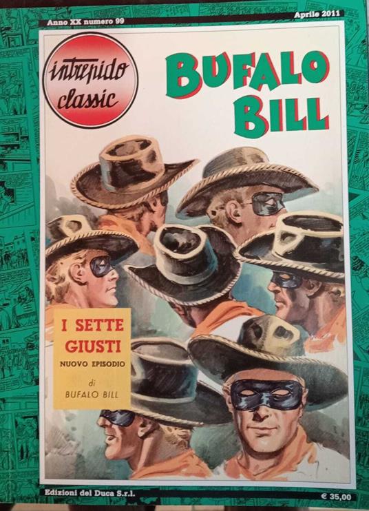Bufalo Bill. I sette gusti - copertina