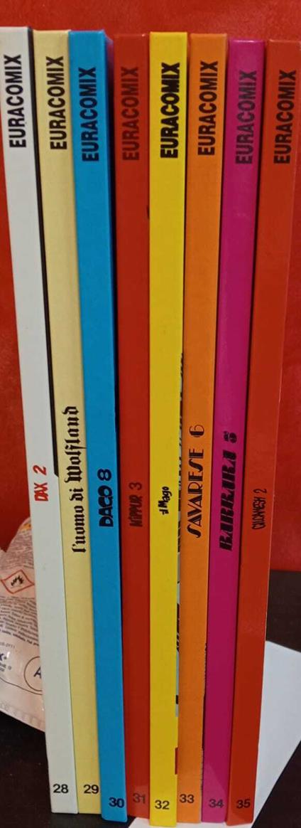 Collana Euracomix dal n. 28 al n. 35 - copertina