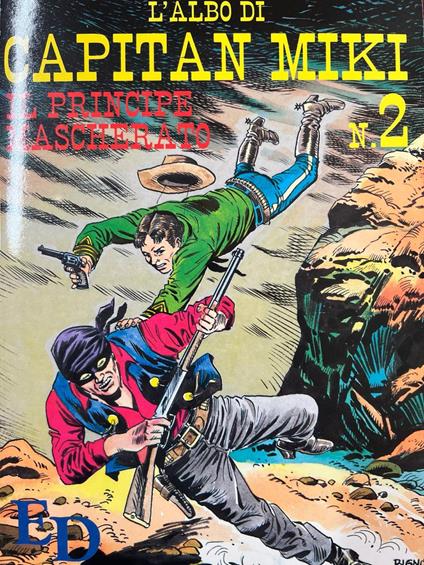 L' albo di Capitan Miki n° 2 - Il principe mascherato - copertina