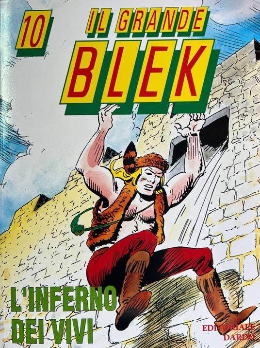 Il grande Blek n° 10 - L'inferno dei vivi - copertina