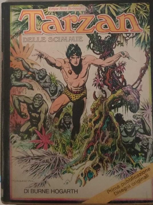 Tarzan delle scimmie - Edgar R. Burroughs - copertina