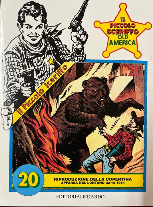 Il piccolo sceriffo old america serie oro n° 20 - copertina