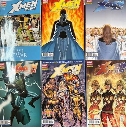 Lotto vari numeri "X-Men Deluxe" (da n° 146 a 151) - copertina