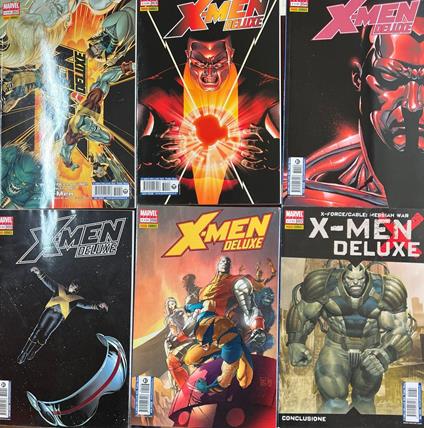 Lotto vari numeri "X-Men Deluxe" (da n° 152 a 156+182) - copertina