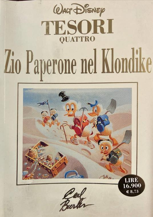Tesori. Zio Paperone nel Klondike (Vol. 4) - Carl Barks - copertina