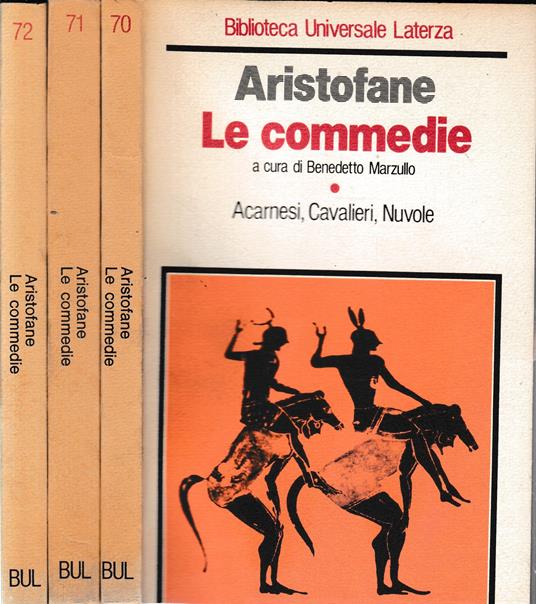 Le commedie, tre volumi. Opera completa - Aristofane - copertina
