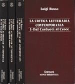 La Critica Letteraria Contemporanea. (3 Voll.)