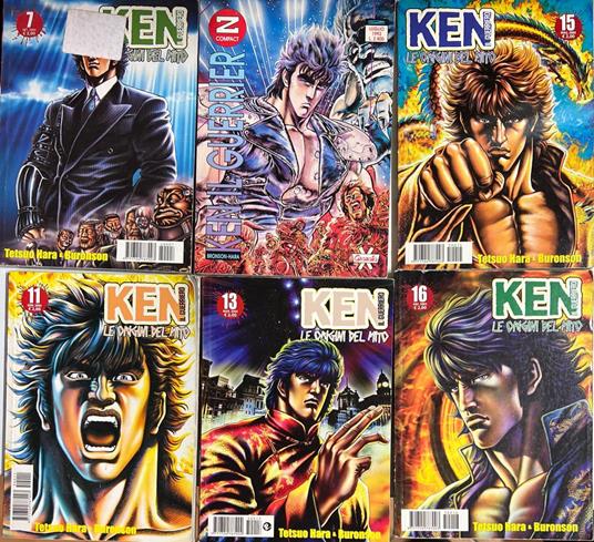 Lotto 6 manga vari Ken il guerriero - Testuo Hara - copertina