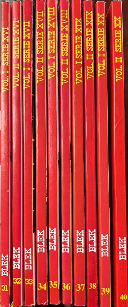 Lotto 10 numeri Blek (da n° 31 a 40) - EsseGesse - copertina