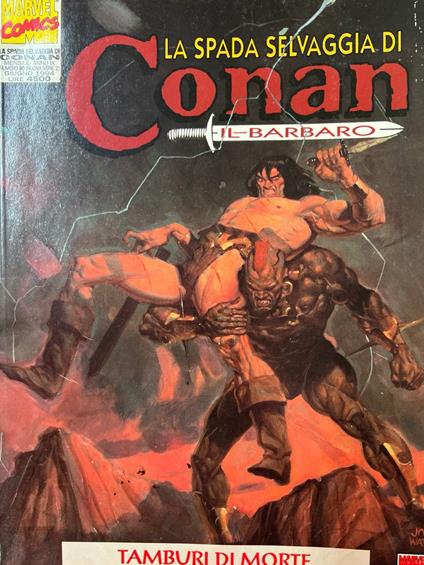 La spada selvaggia di Conan il Barbaro 90 - Tamburi di morte - copertina