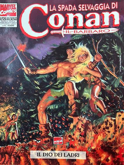 La spada selvaggia di Conan il Barbaro 94 - Il dio dei ladri - copertina