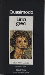 Lirici greci. Testo greco a fronte