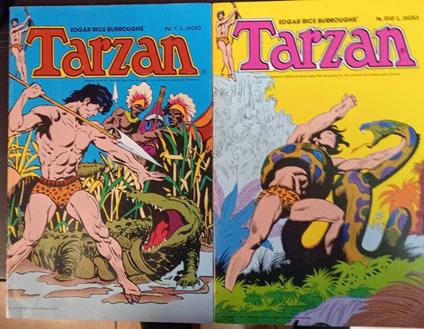 Tarzan il re della giungla. Serie dal n. 1 al n. 22 - Edgar R. Burroughs - copertina