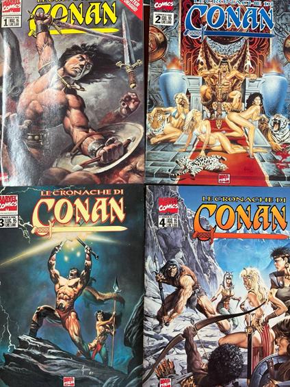 Lotto 4 numeri "Le cronache di Conan" - copertina