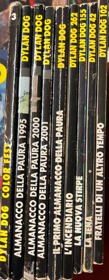 Lotto 9 numeri vari Dyaln Dog e Almanacco della paura - copertina