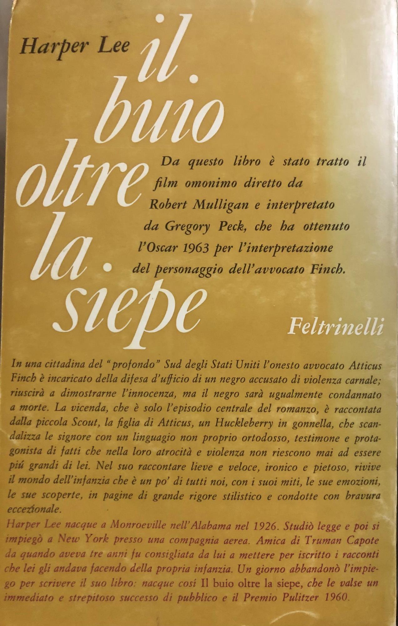 Il buio oltre la siepe