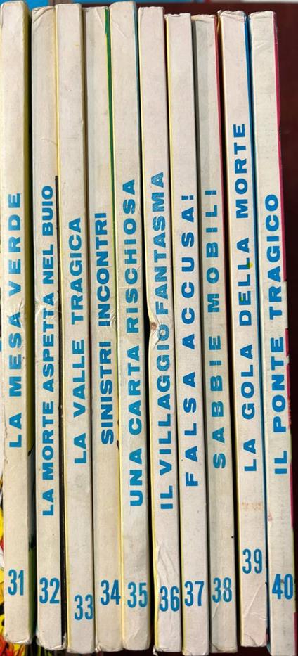 Lotto 10 fumetti Tex (da n° 31 a 40) - copertina