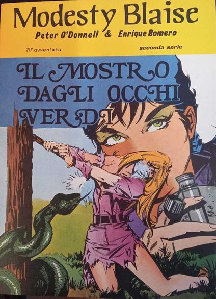 Modesty Blaise. Il mostro dagli occhi verdi - Peter O'Donnel - copertina