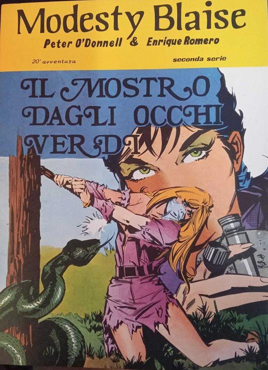 Modesty Blaise. Il mostro dagli occhi verdi - Peter O'Donnel - copertina