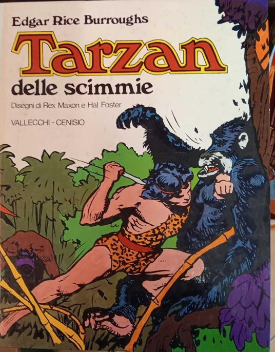 Tarzan delle scimmie - Edgar R. Burroughs - copertina