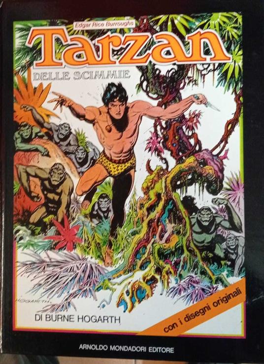 Tarzan delle scimmie - Edgar R. Burroughs - copertina