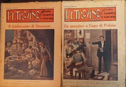 Petrosino contro mafia, camorra e mano nera. N. 94 fascicoli - copertina