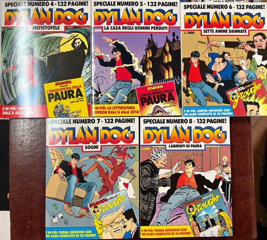 Lotto Dylan Dog Speciale (n° 4-5-6-7-8) - copertina