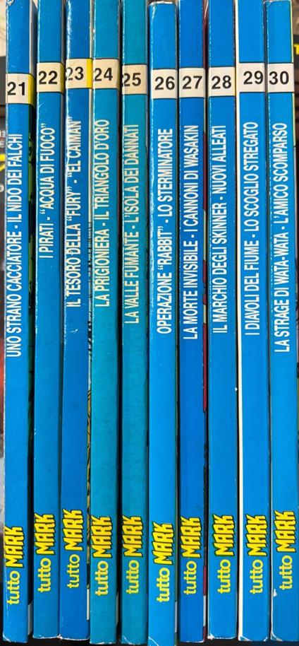 Lotto 10 fumetti Tutto Mark (da n° 21 a 30) - copertina