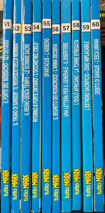 Lotto 10 numeri Tutto Mark (da n° 51 a 60) - copertina