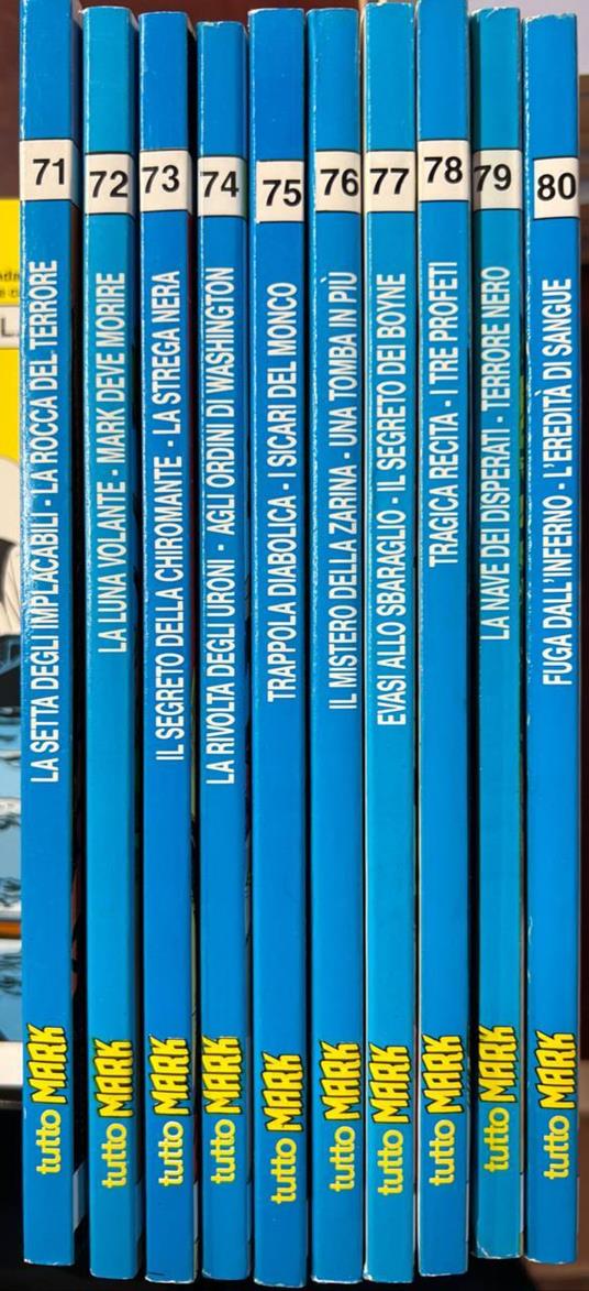 Lotto 10 numeri Tutto Mark (da n° 71 a 80) - copertina