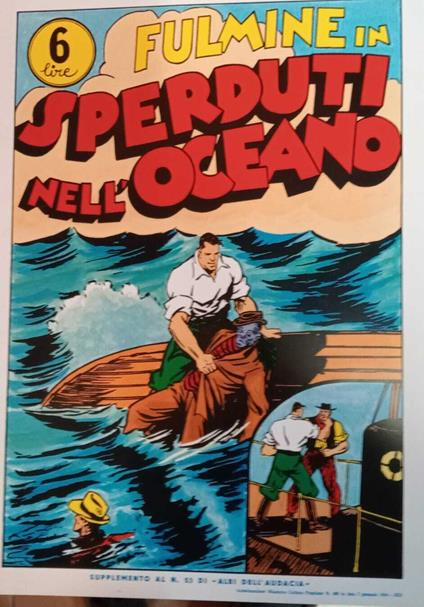 Fulmine. Sperduti nell'oceano - copertina