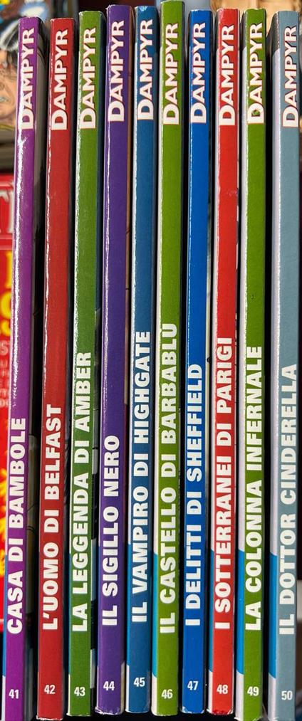 Lotto 10 fumetti Dampyr (da n° 41 a 50) - copertina