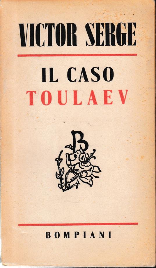 Il caso Toulaev - Serge Victor - copertina