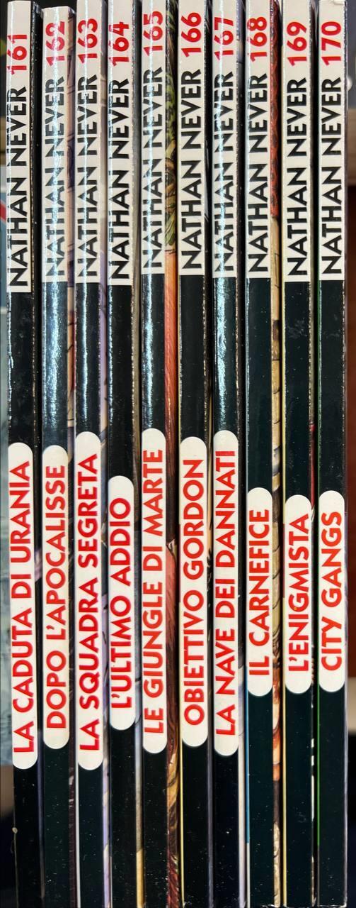 Lotto 10 fumetti Nathan Never (da n° 161 a 170) - copertina