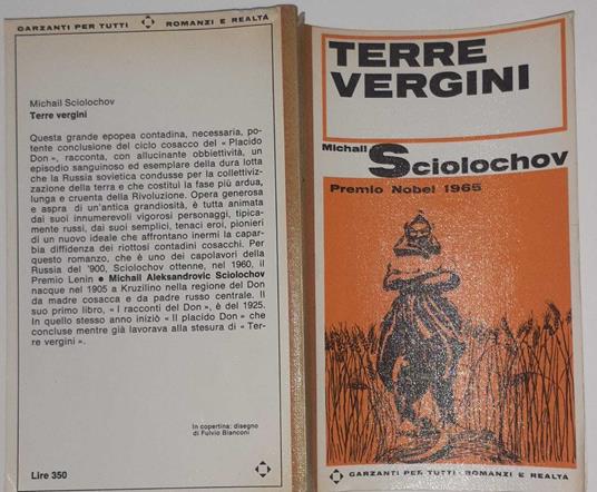 Terre vergini - Michail Sciolochov - copertina