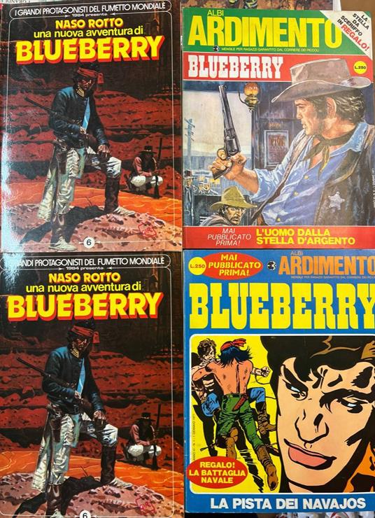 Lotto 4 fumetti Blueberry - copertina