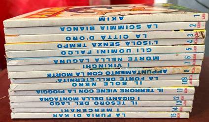 Lotto 15 fumetti Akim (da n° 1 a 15) - copertina