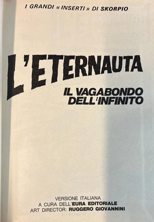 L' eternauta. Il vagabondo dell'infinito - copertina