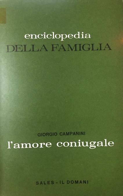 L' amore coniugale - Giorgio Campanini - copertina