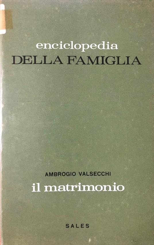 Il matrimonio - Ambrogio Valsecchi - copertina