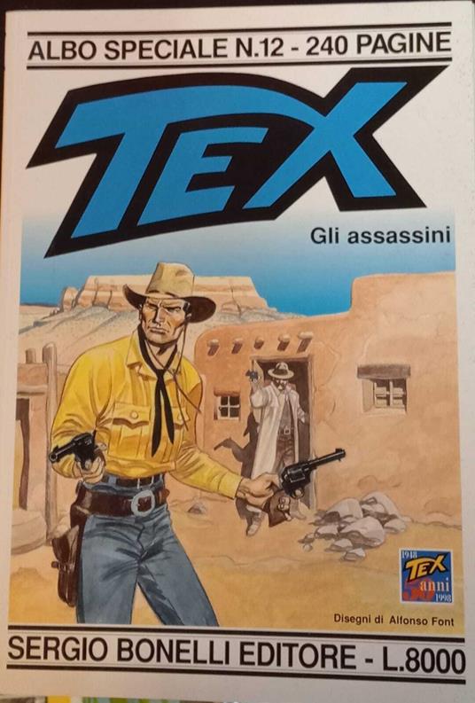 Tex Albo speciale n. 12. Gli assassini - copertina