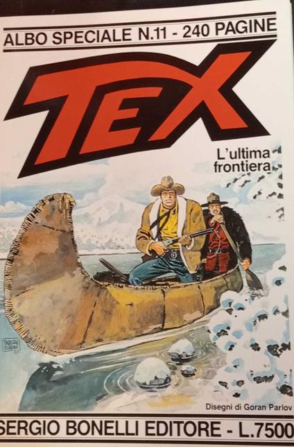 Tex Albo speciale n. 11. L'utima frontiera - copertina