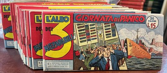 L' albo dei 3 inseparabili. Serie 1950\1951 (albi da n° 1 a 32) - copertina
