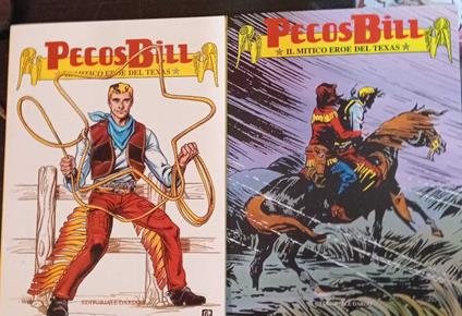 Pecos Bill il mitico eroe del Texas. Dal n. 1 al n. 36. Periodico bimestrale - copertina